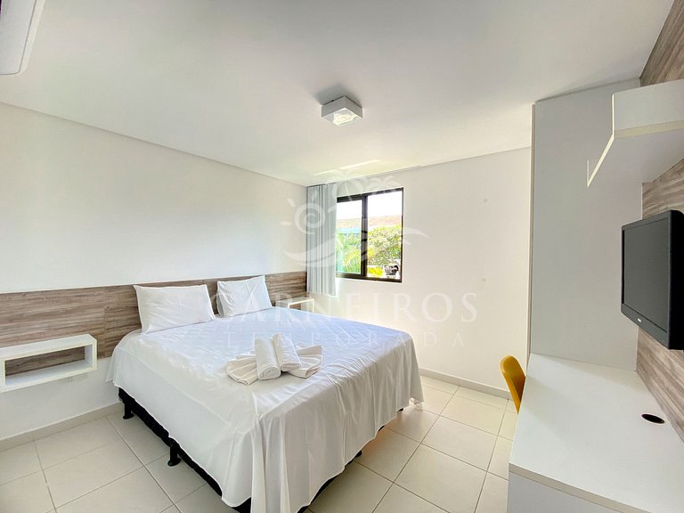 Flat 2 Quartos no Carneiros Beach Resort (B04-A)