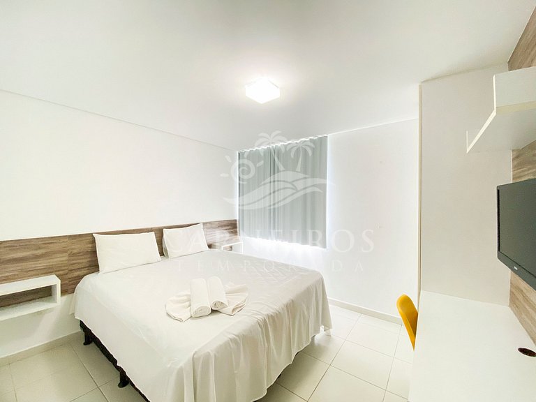 Flat 2 Quartos no Carneiros Beach Resort (B04-A)