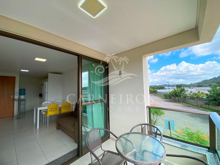 Flat 01 quarto no Carneiros Beach Resort (B12-5)