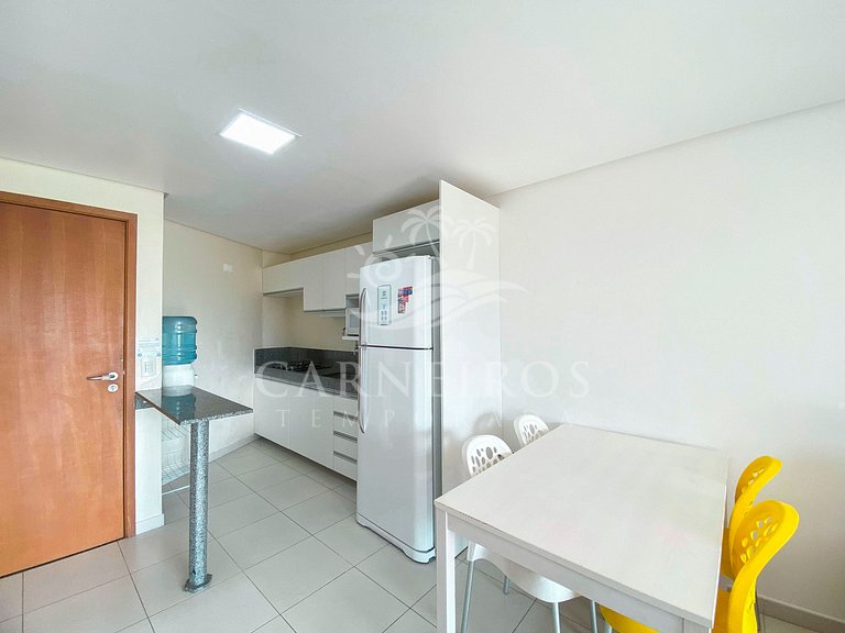 Flat 01 quarto no Carneiros Beach Resort (B12-5)