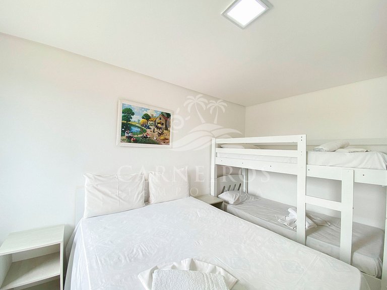 Flat 01 quarto no Carneiros Beach Resort (B12-5)