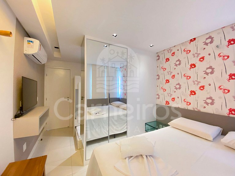 Flat 1 Quarto no Carneiros Beach Resort (A07-E)