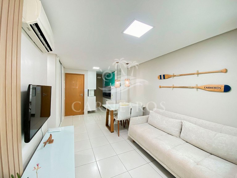 Flat 01 Quarto - Carneiros Beach Resort (A18-5)