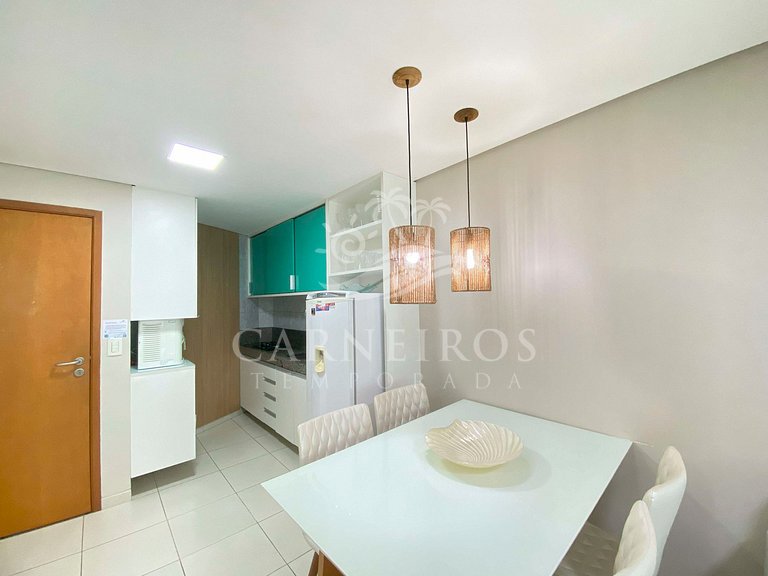 Flat 01 Quarto - Carneiros Beach Resort (A18-5)