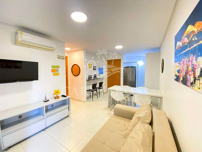 Flat 1 Quarto - Carneiros Beach Resort (B19-D)