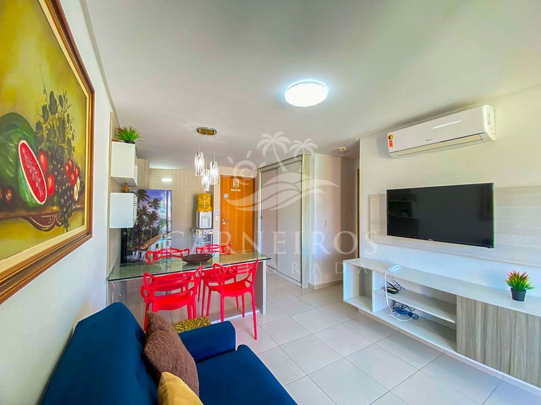 Flat 1 Quarto - Carneiros Beach Resort (B19-E)