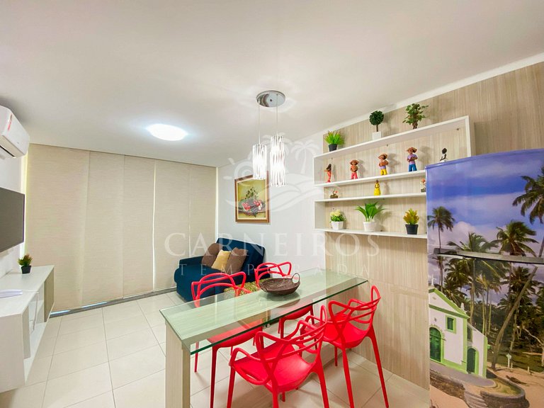 Flat 1 Quarto - Carneiros Beach Resort (B19-E)