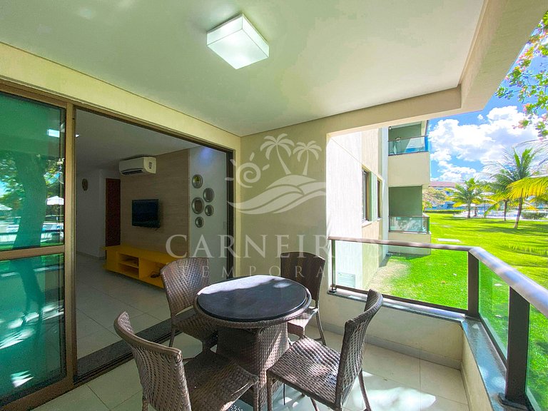 Flat 2 Quartos no Carneiros Beach Resort (A02-2)