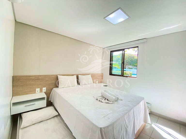 Flat 2 Quartos no Carneiros Beach Resort (A02-2)