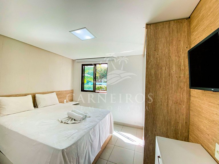 Flat 2 Quartos no Carneiros Beach Resort (A02-2)