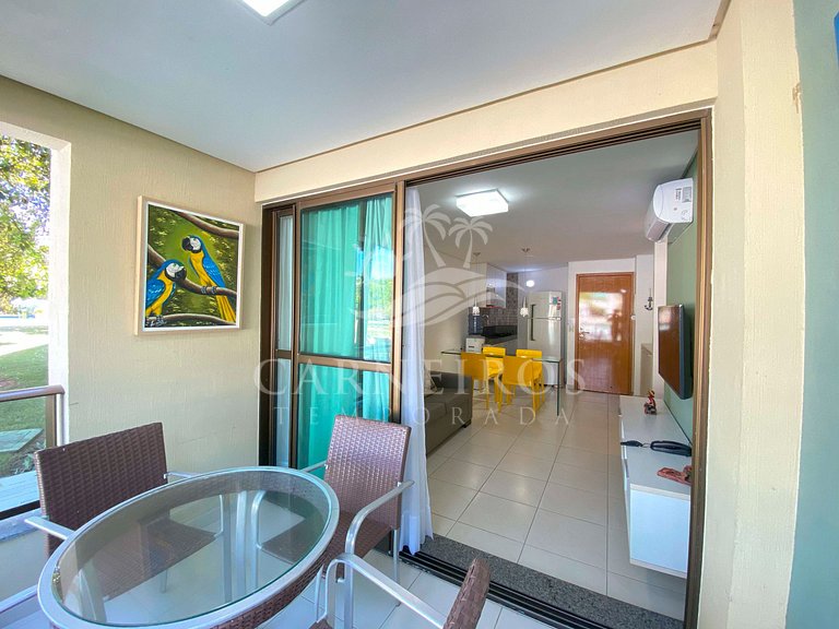 Flat 1 Quarto no Carneiros Beach Resort (A13-D)