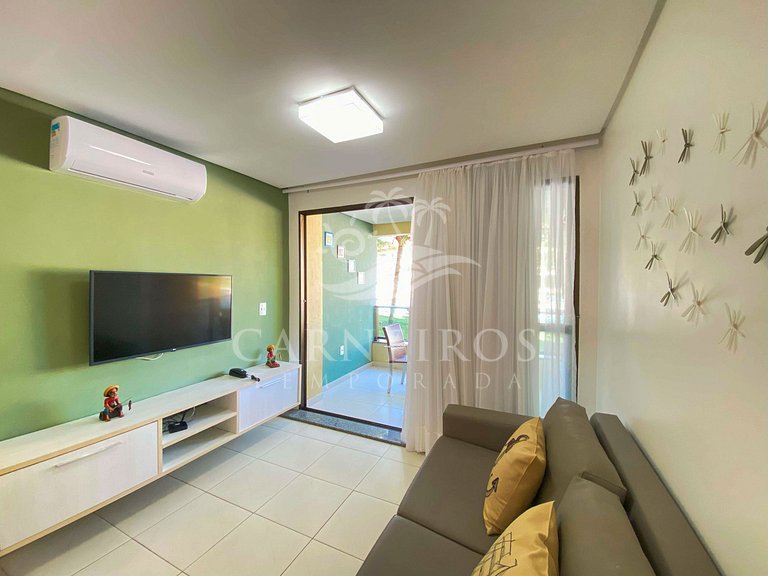Flat 1 Quarto no Carneiros Beach Resort (A13-D)