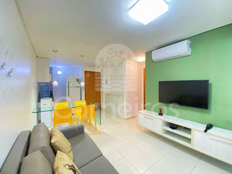 Flat 1 Quarto no Carneiros Beach Resort (A13-D)