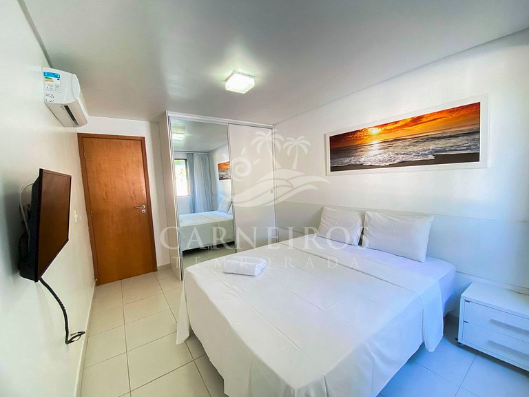 Flat 1 Quarto no Carneiros Beach Resort (A13-D)