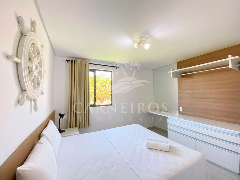 Flat 2 Quartos no Carneiros Beach Resort (B02-C)