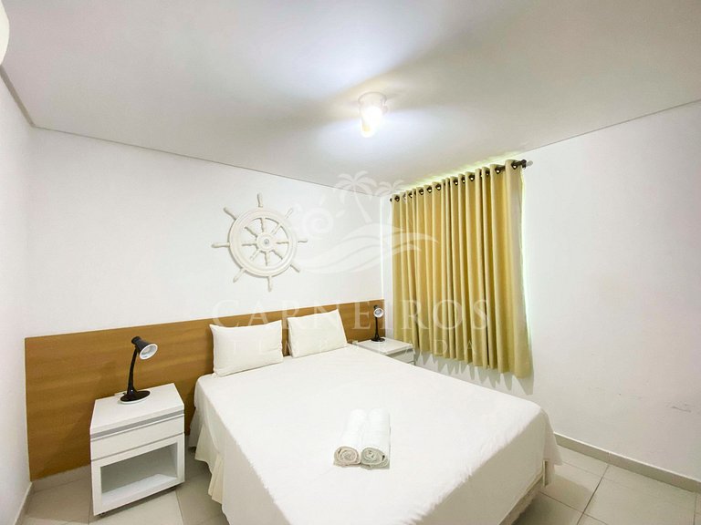 Flat 2 Quartos no Carneiros Beach Resort (B02-C)