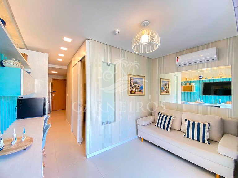 Flat 1 Quarto - Eco Resort Praia dos Carneiros (X03-2)