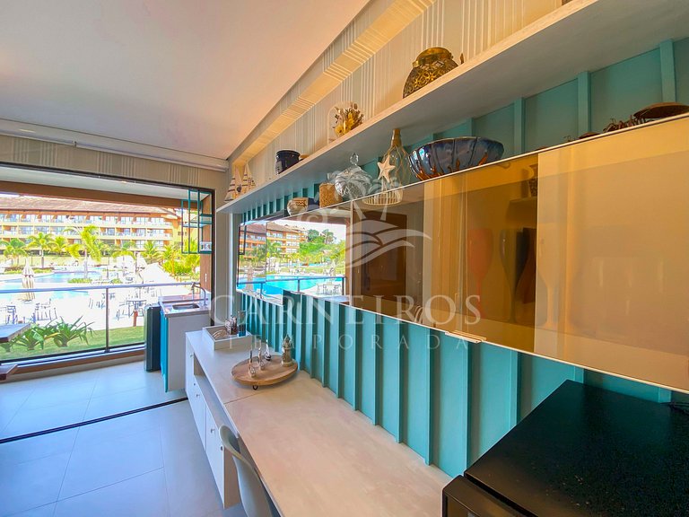 Flat 1 Quarto - Eco Resort Praia dos Carneiros (X03-2)