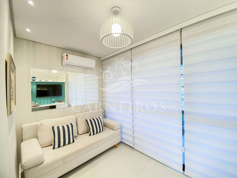 Flat 1 Quarto - Eco Resort Praia dos Carneiros (X03-2)