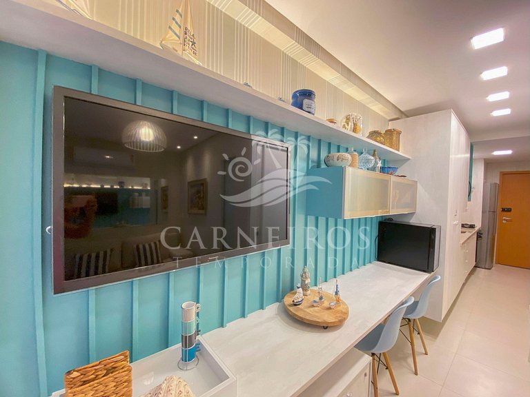 Flat 1 Quarto - Eco Resort Praia dos Carneiros (X03-2)