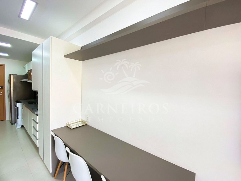 Flat 1 Quarto - Eco Resort Praia dos Carneiros (X02-2)