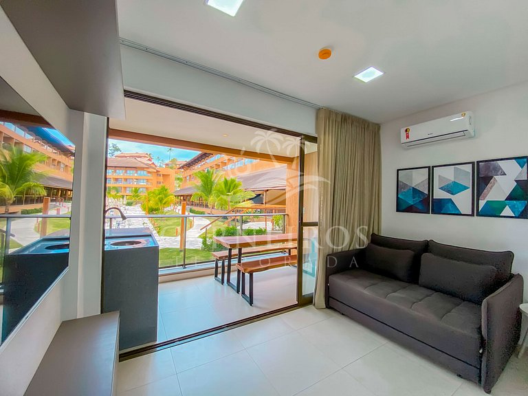 Flat 1 Quarto - Eco Resort Praia dos Carneiros (X02-2)