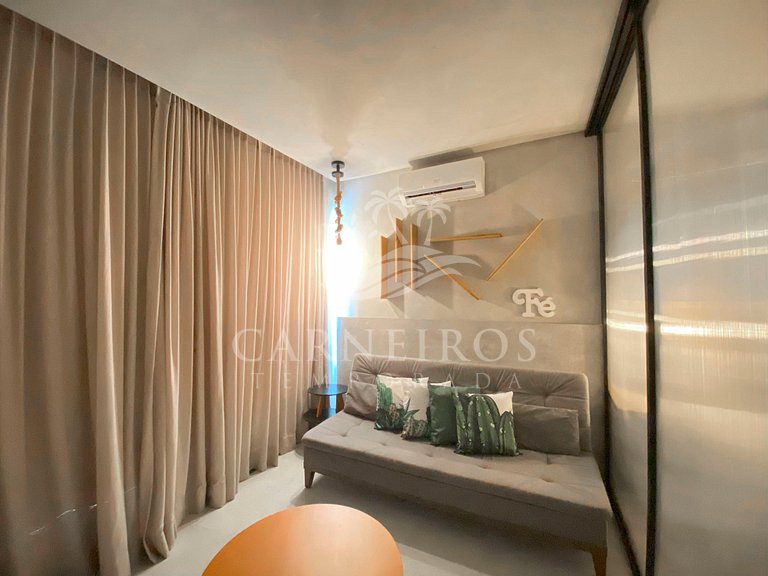 Flat 1 Quarto - Eco Resort Praia dos Carneiros (A27-2