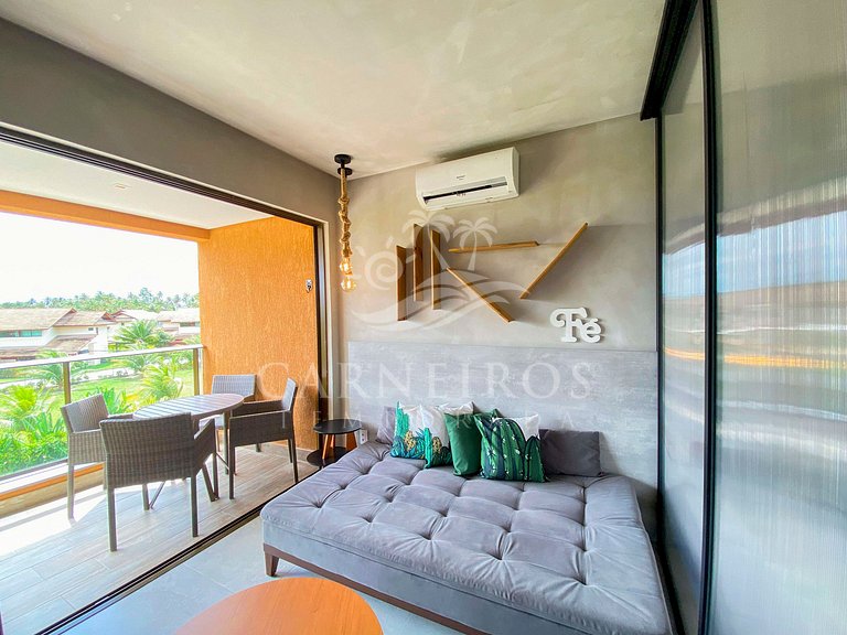 Flat 1 Quarto - Eco Resort Praia dos Carneiros (A27-2