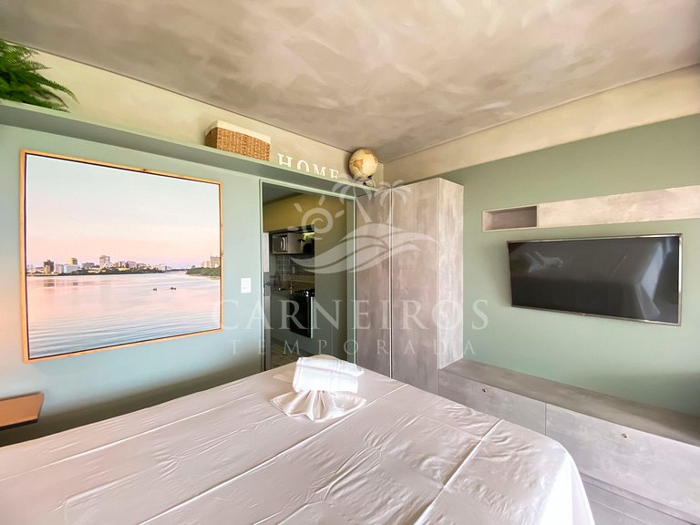 Flat 1 Quarto - Eco Resort Praia dos Carneiros (A27-2