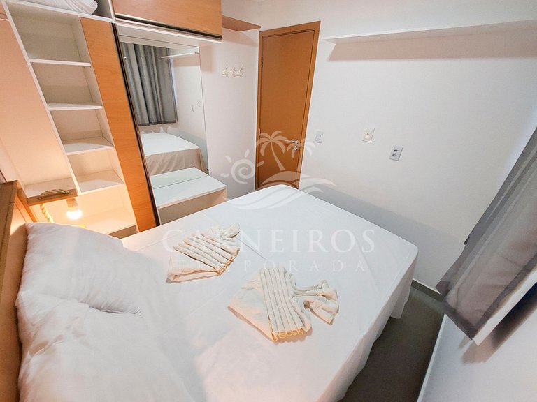 Maraca Beach Residence II - Flat com varanda (C15)