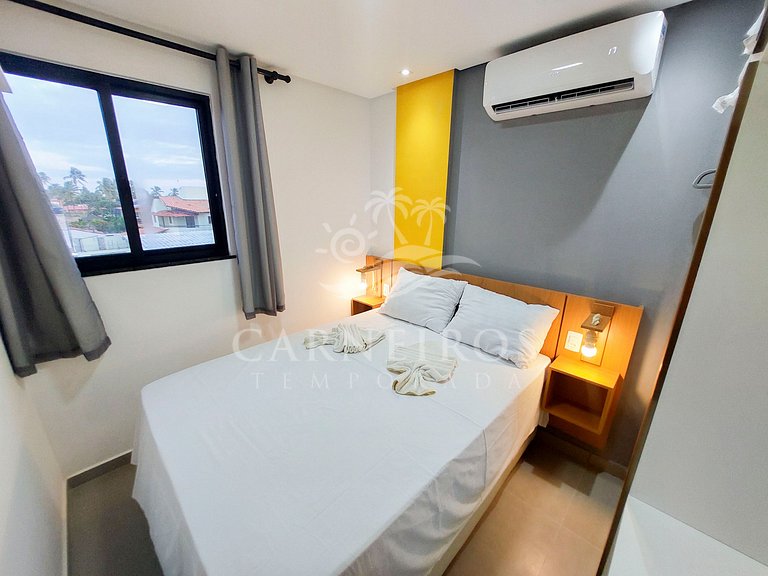 Maraca Beach Residence II - Flat com varanda (C15)