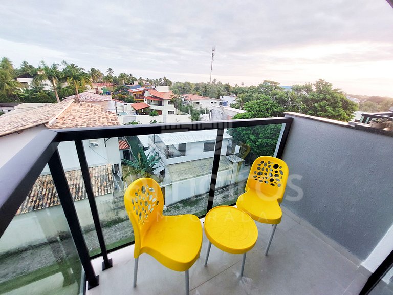 Maraca Beach Residence II - Flat com varanda (D15)