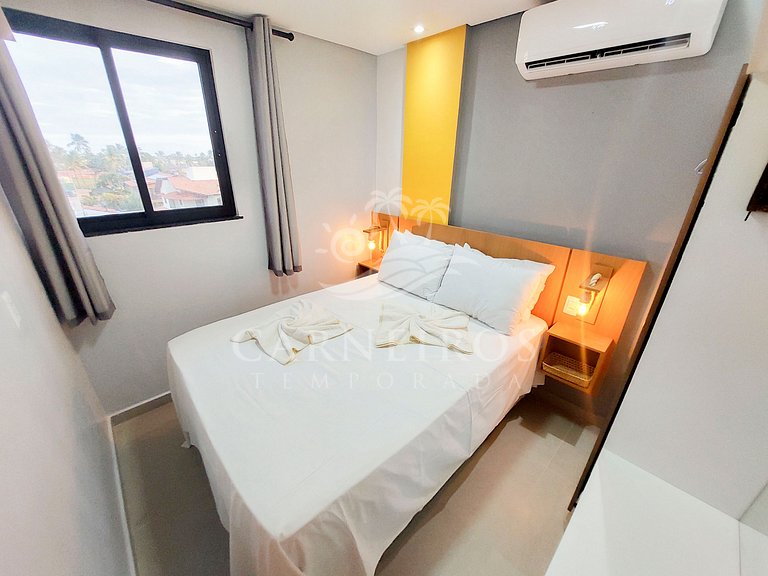Maraca Beach Residence II - Flat com varanda (D15)