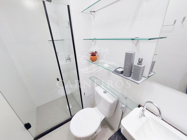 Maraca Beach Residence II - Flat com varanda (D15)