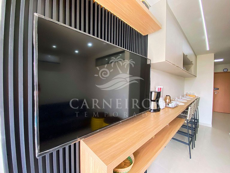 Flat 01 Quarto - Eco Resort Praia dos Carneiros (A06-3)