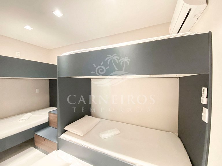 Flat 2 Quartos - Eco Resort Praia dos Carneiros (A29-3)