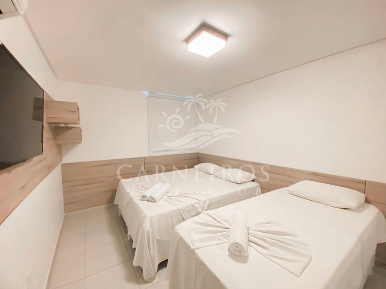 Flat 1 Quarto no Carneiros Beach Resort (B10-E)