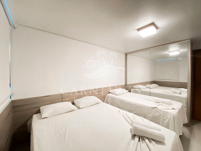 Flat 1 Quarto no Carneiros Beach Resort (B10-E)