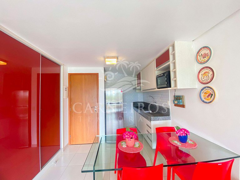 Flat 1 Quarto no Carneiros Beach Resort (B10-E)