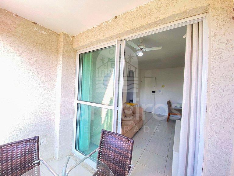 Flat 2 Quartos no Muro Alto Clube (MAC B03-5)