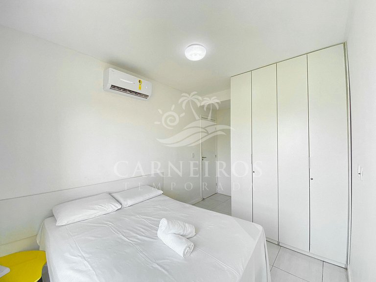 Flat 2 Quartos no Muro Alto Clube (MAC B03-5)