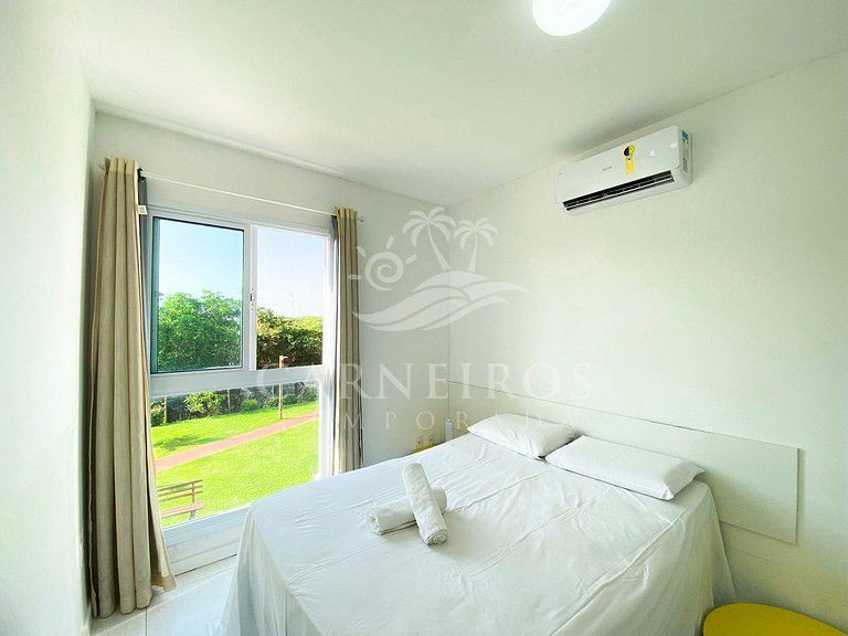 Flat 2 Quartos no Muro Alto Clube (MAC B03-5)