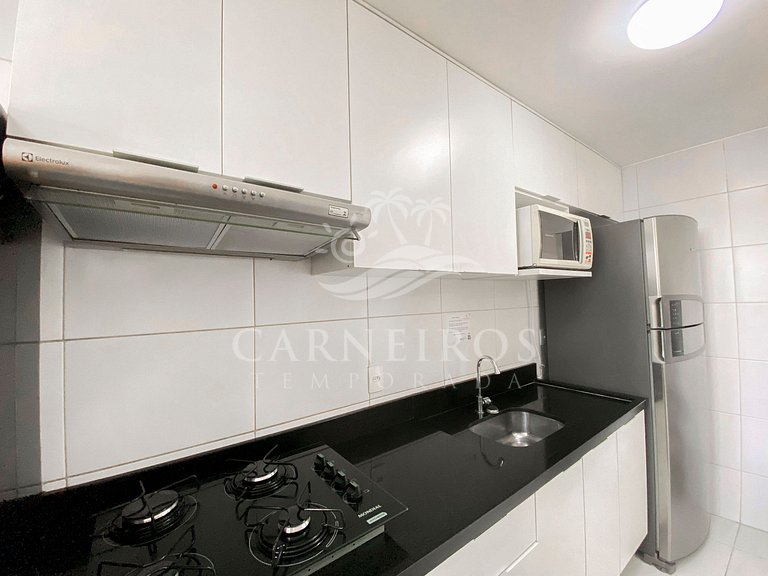 Flat 2 Quartos no Muro Alto Clube (MAC B03-5)
