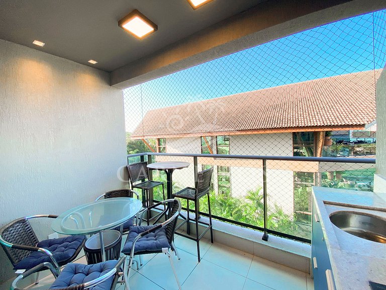 Flat 2 Quartos no La Fleur Polinésia (P C01-51)