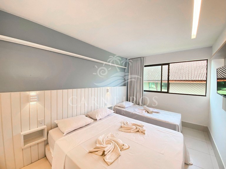 Flat 2 Quartos no La Fleur Polinésia (P C01-51)