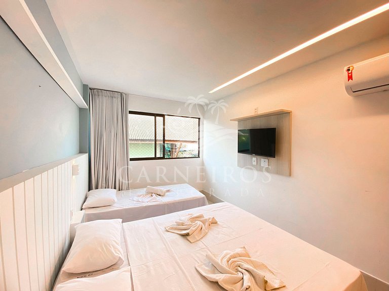 Flat 2 Quartos no La Fleur Polinésia (P C01-51)
