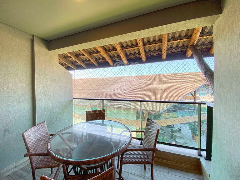 Flat 2 Quartos no La Fleur Polinésia (P D03-51)