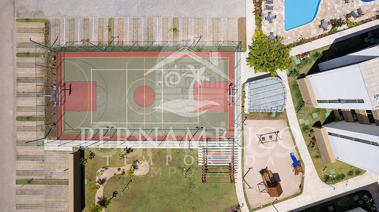 Flat Vista Piscina - Mana Beach Experience (B20-1)