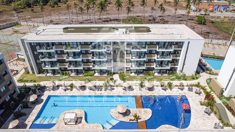 Flat Vista Piscina - Mana Beach Experience (B20-1)