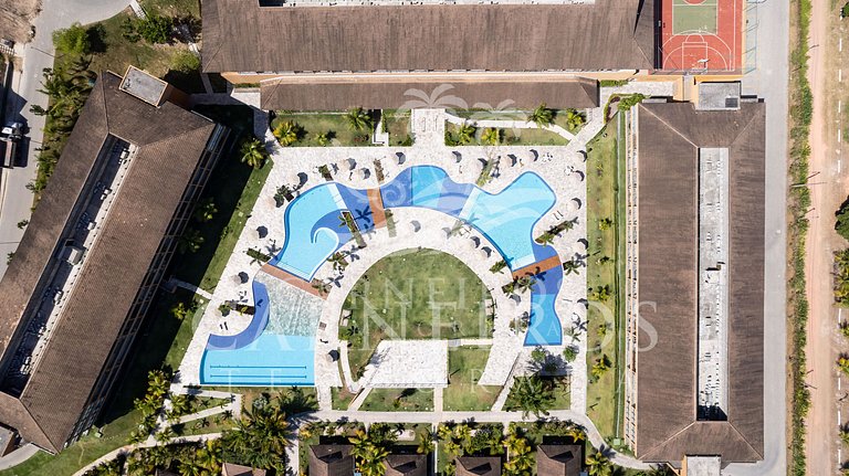 Flat 1 Quarto - Eco Resort Praia dos Carneiros (B18-1)